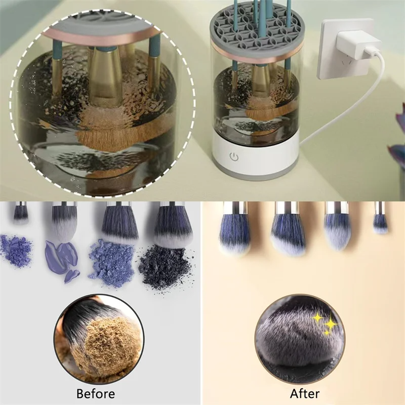 LUSHÉ Automatic Makeup Brush Cleaner & Dryer