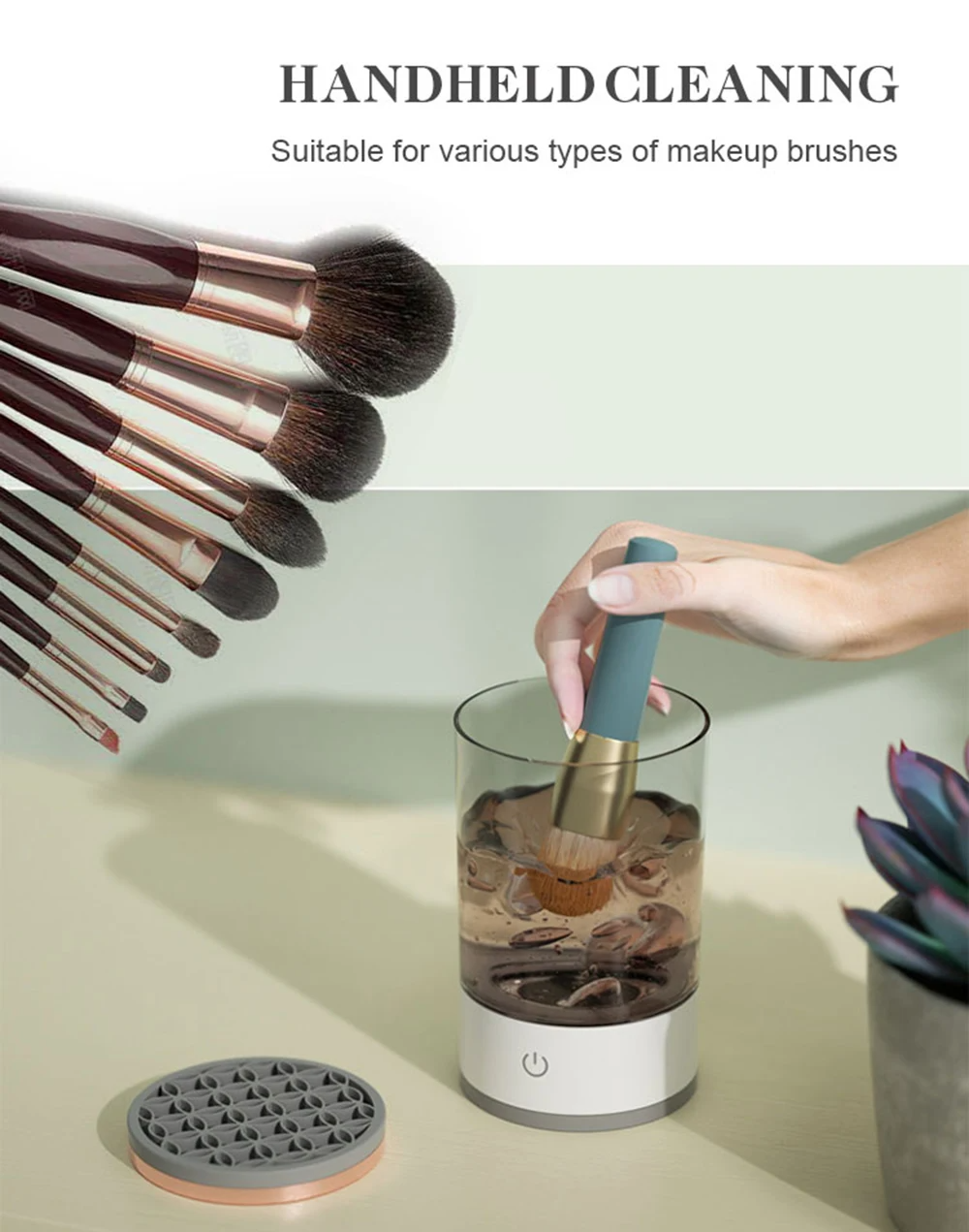 LUSHÉ Automatic Makeup Brush Cleaner & Dryer