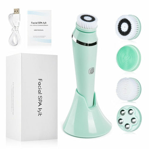 LUSHÉ 4-in-1 Sonic Facial Cleansing Brush